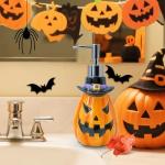 Pumpkin Soap Dispenser for Halloween Decor