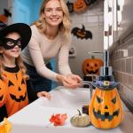 Pumpkin Soap Dispenser for Halloween Decor