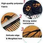 Halloween Pumpkin Shower Curtain and Bath Mat Set