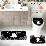 Halloween Shower Curtain Set with Bath Mats