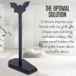 Gothic Bat Paper Towel Holder for Kitchen Decor