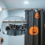 Gothic Halloween Shower Curtain Hooks - 12 Pack