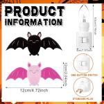 Cute Bat Night Light for Halloween Home Decor