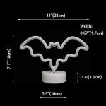 Purple Bat Shape LED Neon Night Light