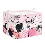 Pink Halloween Storage Bin for Kids' Room