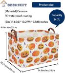 Halloween Pumpkin Basket for Trick or Treat fun
