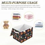 Halloween Pumpkin and Ghost Storage Bins with Lids