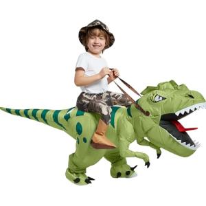 Inflatable T-Rex Dinosaur Costume for Kids 4-6