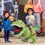 Inflatable T-Rex Dinosaur Costume for Kids 4-6