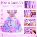 Light Up Princess Dresses for Girls 3-10