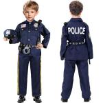 Kids Police Officer Costume with Toy Accessories
