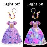 Light Up Princess Dresses for Girls 3-10