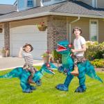 Kids Inflatable T-Rex Dinosaur Costume for Fun