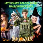 Kids Army Costume with Vest and Toys