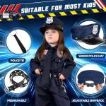 Kids Police Officer Costume with Toy Accessories