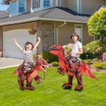 Kids Inflatable Dinosaur Costume for Halloween Fun