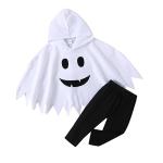 Toddler Ghost Costume with Cloak and Pants