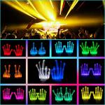 Colorful LED Light-Up Gloves for Kids