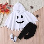 Toddler Ghost Costume with Cloak and Pants