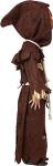 Kids' Scary Scarecrow Costume with Pumpkin Head
