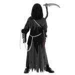 Glowing Eyes Grim Reaper Costume for Kids