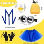 Girls' Halloween Costume Set with Accessories