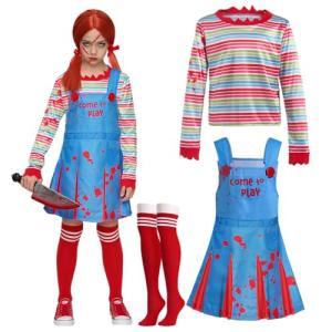 Creepy Doll Costume for Kids - Halloween Fun