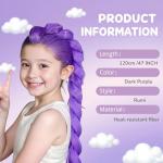 Purple Braided Rumi Cosplay Wig for Women