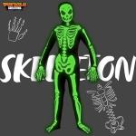 Kids Halloween Skeleton Costume Outfit