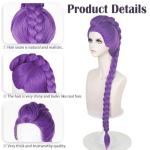 Purple Braided Rumi Cosplay Wig for Women
