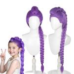 Purple Braided Rumi Cosplay Wig for Women
