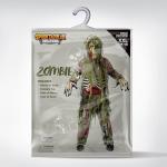 Halloween Deluxe Zombie Skeleton Costume for Kids