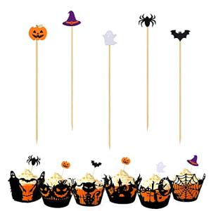 Halloween Decorative Cocktail Picks – 200 Count Skewers