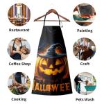 Halloween Jack-O-Lantern Apron with Pockets