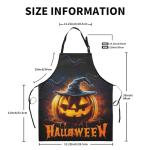 Halloween Jack-O-Lantern Apron with Pockets