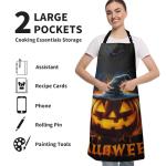 Halloween Jack-O-Lantern Apron with Pockets
