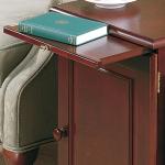 Classic Cherry Wooden Magazine Storage Table