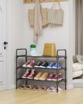 Space-Saving Shoe Rack for Closet and Entryway
