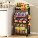 Homsorout Rolling Can Organizer for Pantry