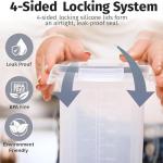 Extra Large Airtight Food Storage Containers - 2 Pack