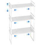 Expandable Cabinet Shelf Organizer - 3 Pack