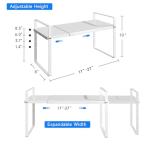 Expandable Cabinet Shelf Organizer - 3 Pack