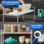 Expandable Cabinet Shelf Organizer - 3 Pack
