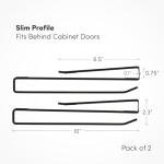 Coffee Mug Hanger for Cabinet Shelf (2 Pack)