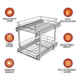 2-Tier Pull Out Shelves for Kitchen Cabinets