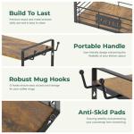 Vintage 2-Tier Coffee Mug Organizer Stand