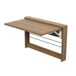 Wall Mounted Folding Table with Iron Bracket