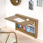 Wall Mounted Folding Table with Iron Bracket