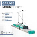 StoreYourBoard Ladder Storage Ceiling Pulley System, Garage Mount Hoist, Heavy Duty Hanging Organizer Holds 150 lbs