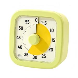 Visual Timer for Kids,Time Timer Home - 60 Minute Kids Visual Timer, Timer for Classroom Home Office, Countdown Clock for Teaching Work Meeting, Pomodoro Timer for Time Management (Avocado Green)